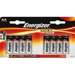 ENERGIZER MAX LR6 (AA) BL8