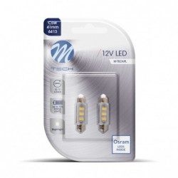 BLISTER 2X LED L091W - C5W...