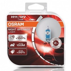 H11 2NIGHT B LASER 55W12V+150