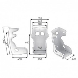 ASIENTO RACING OMP HTE EVO...