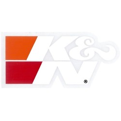 DECAL/STICKER K&N WHITE 3"...