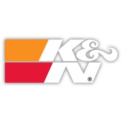 DECAL/STICKER K&N WHITE...